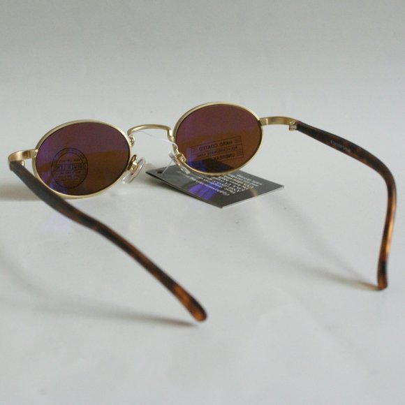 NWT True Vintage 90's Small Oval Combo Classic Coppermax lens tech sunglasses - Picture 3 of 7